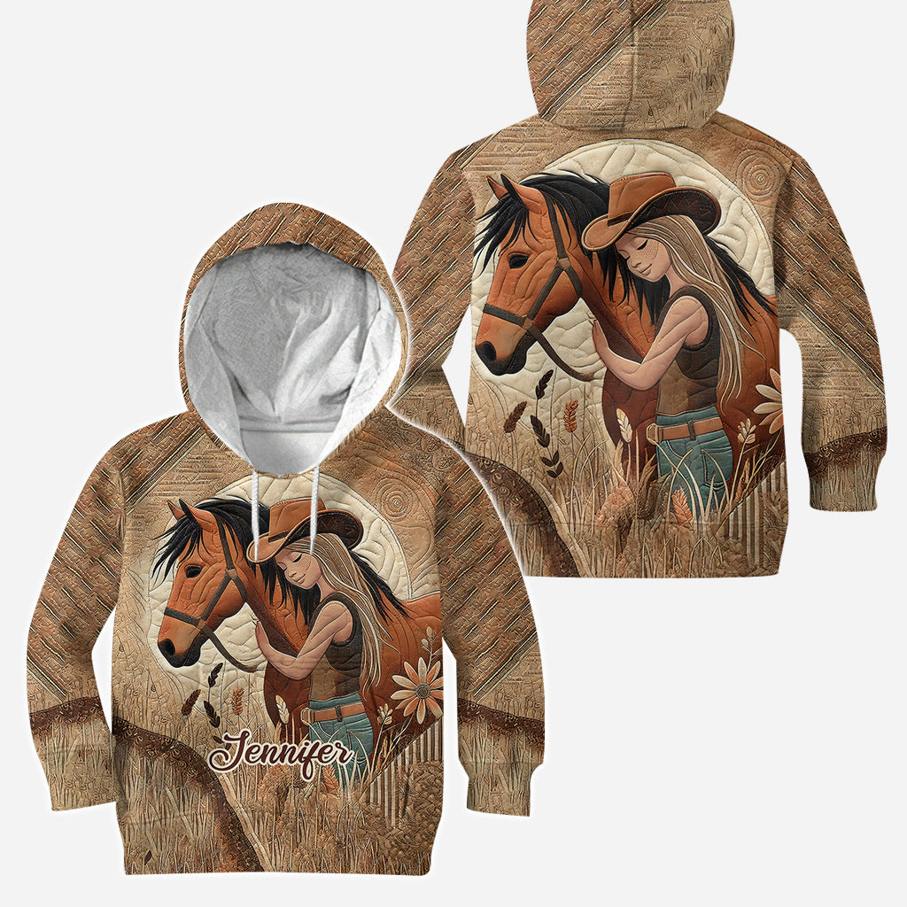 Horse Lovers - Personalized Horse Hoodie and Leggings