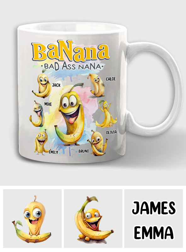 Bananen-Oma – Personalisierte Oma-Tasse