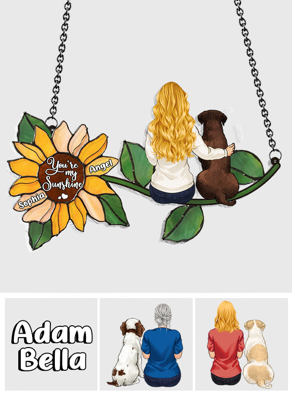 You're My Sunshine - Personalized Dog Window Hanging Suncatcher Ornament