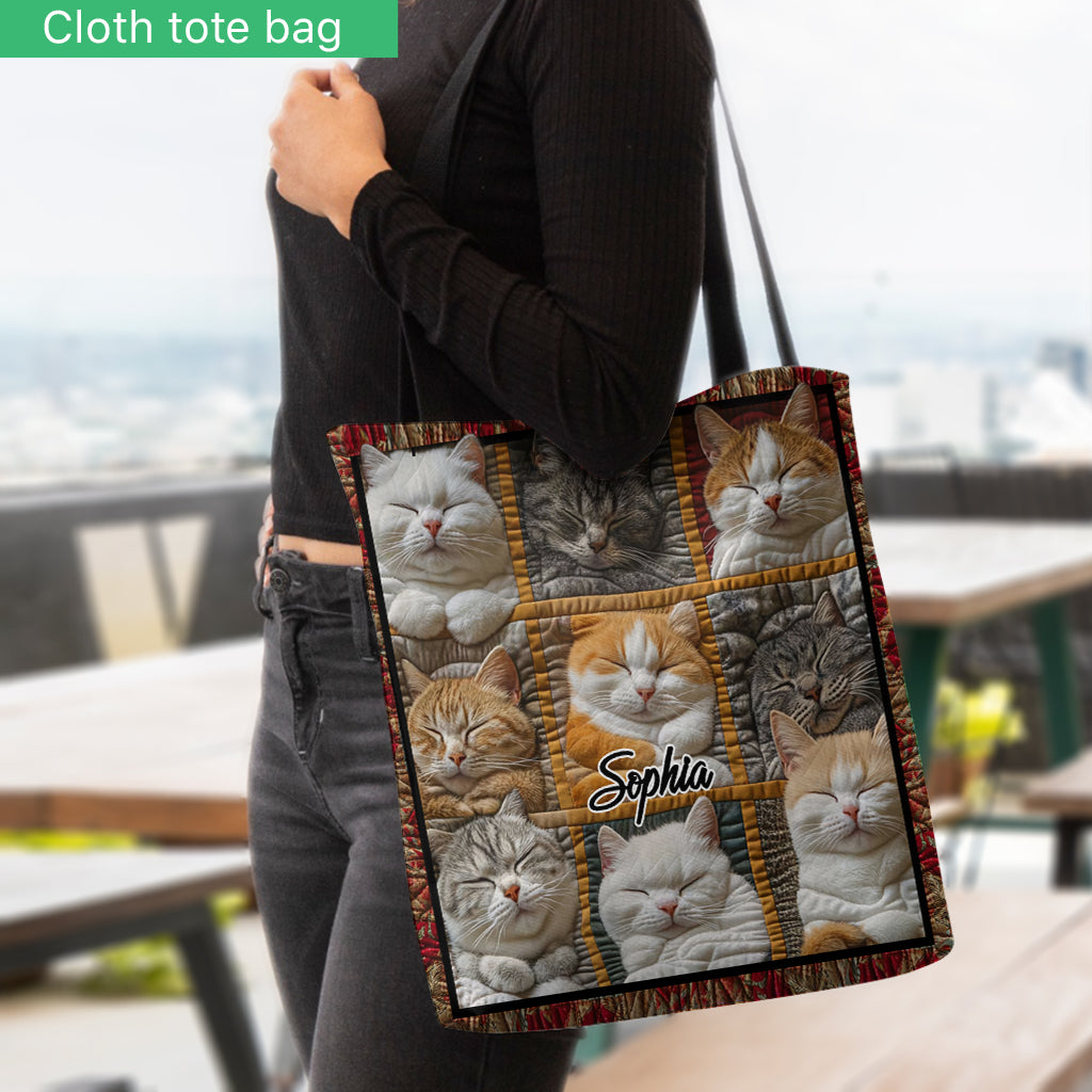 Cute Cats - Personalized Cat Tote Bag