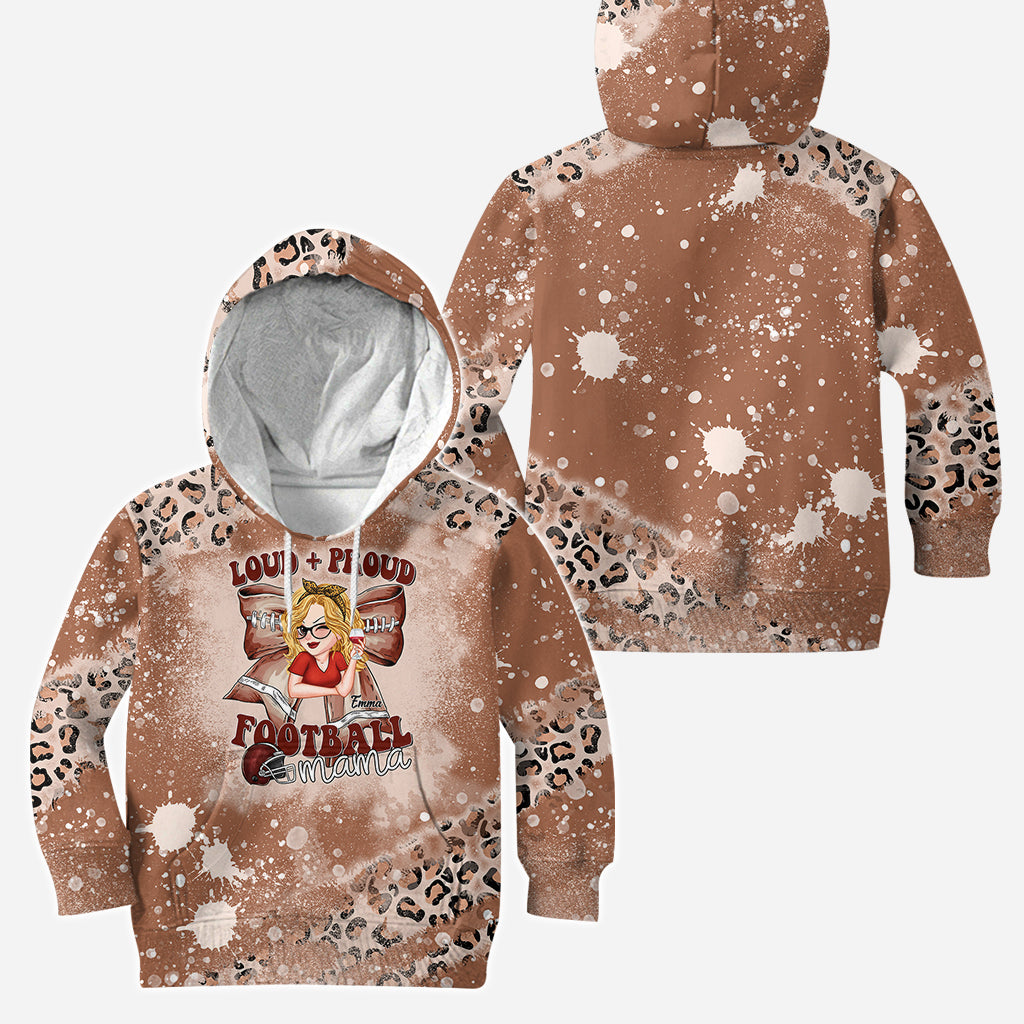 Loud Proud Football Any Title - Personalized Football Hoodie and Leggings