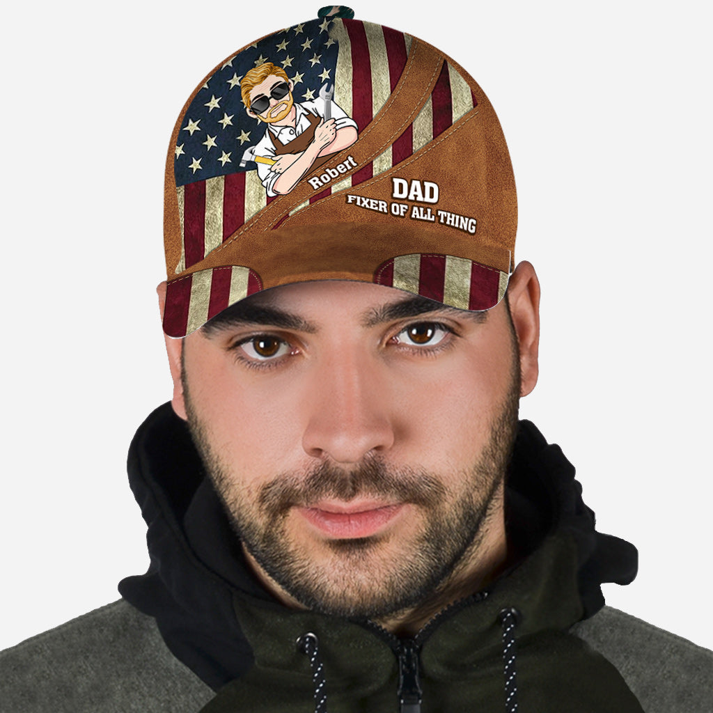 Fixer Of All Things - Personalized Father Classic Cap