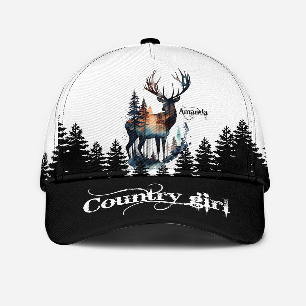 Country Girl - Personalized Hunting Classic Cap