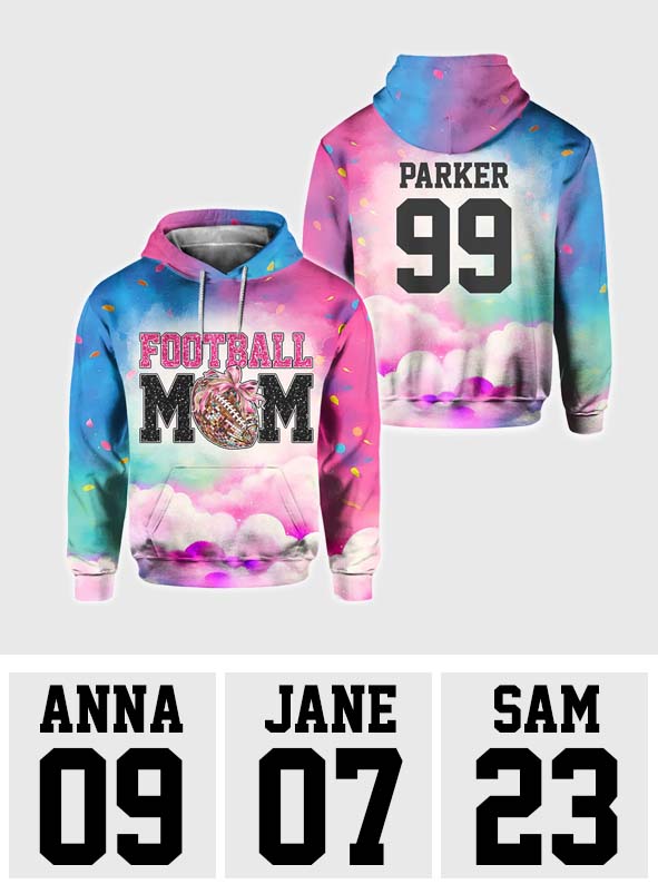 Maman de footballeur - T-shirt de football personnalisé intégral