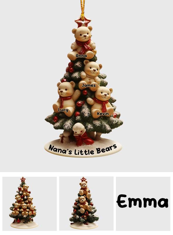 Little Bears - Personalized Grandma Ornament