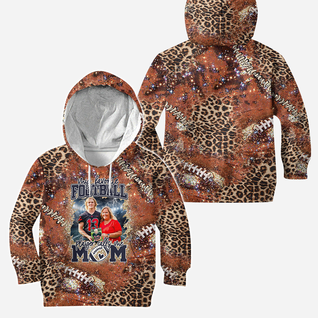 Any Title My Favorite Football Player Calls Me - Personalized Football Hoodie and Leggings