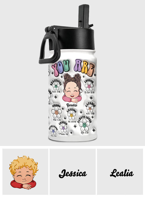 You Are Always Loved - Personalized Kid Kids Water Bottle