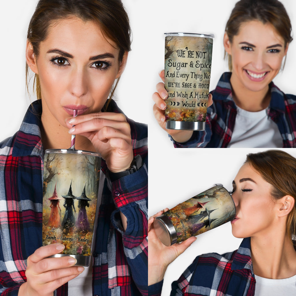 We're Not Sugar & Spice - Personalized Bestie Tumbler
