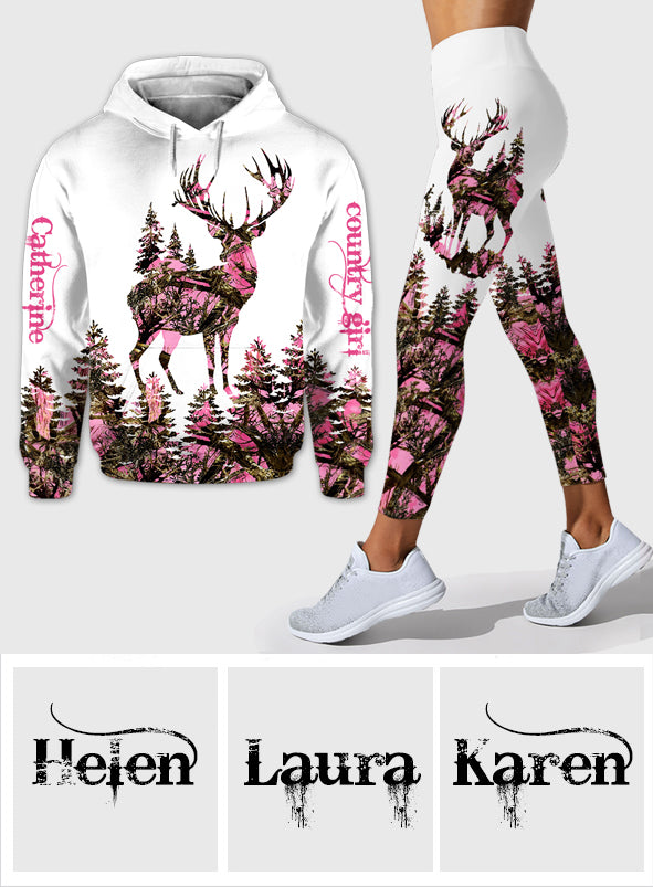 Country Girl – Personalisierter Jagd-Hoodie und Leggings