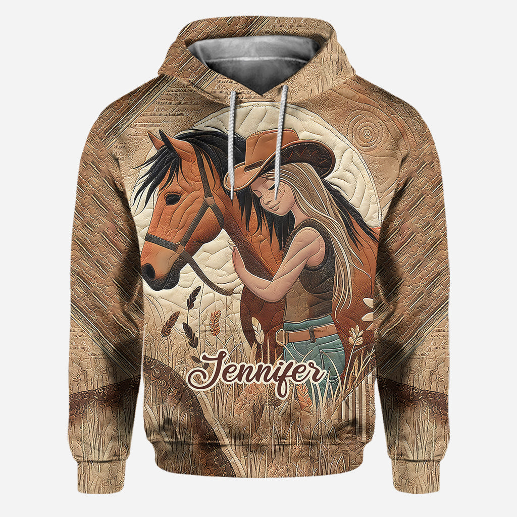 Horse Lovers - Personalized Horse Hoodie and Leggings