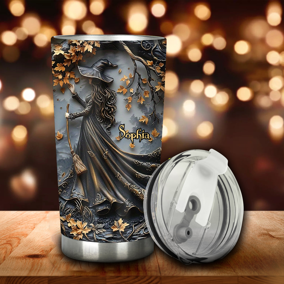 Beautiful Witch - Personalized Witch Tumbler