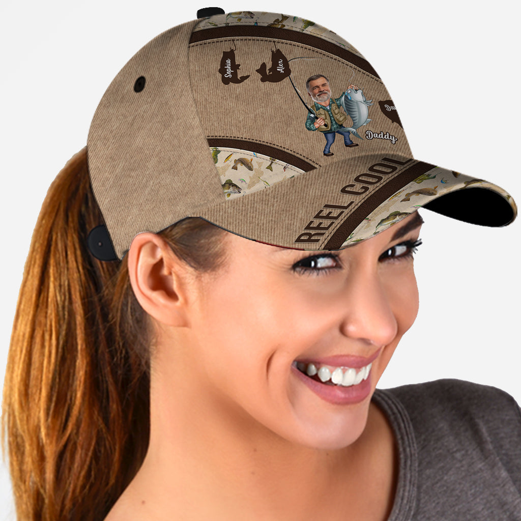 Reel Cool Dad - Personalized Fishing Classic Cap