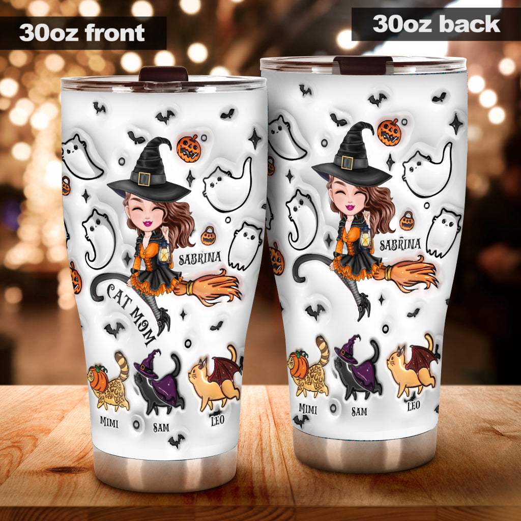 Cat Mom - Personalized Cat Tumbler