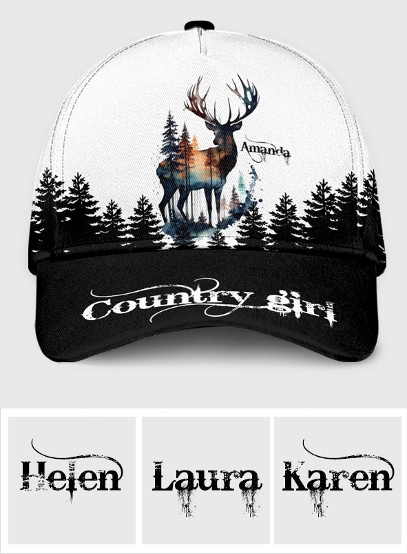 Country Girl - Personalized Hunting Classic Cap