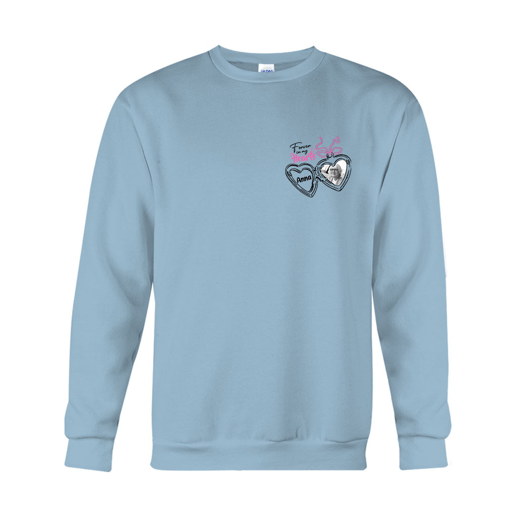 Forever In My Heart - Personalized Memorial T-shirt And Hoodie