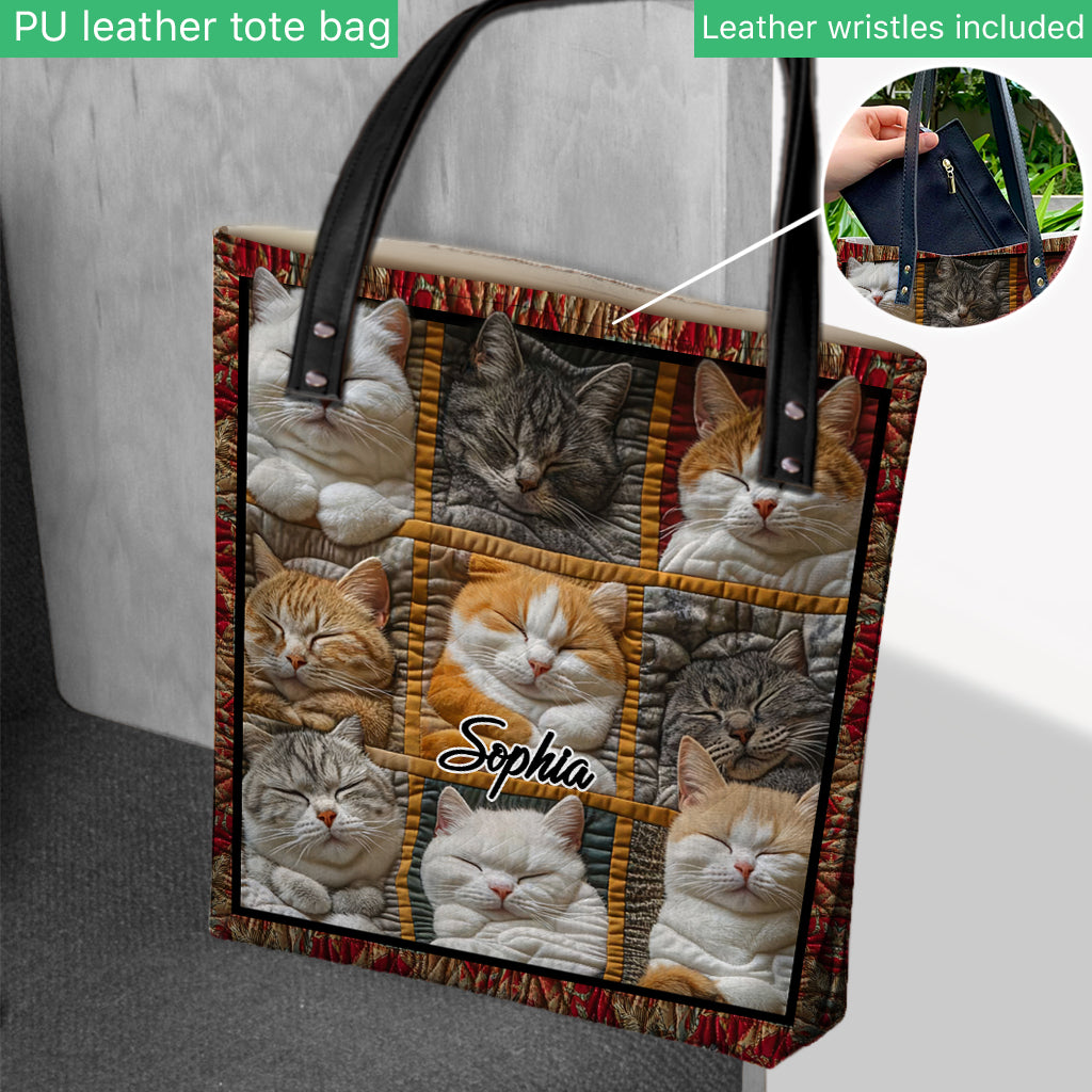 Cute Cats - Personalized Cat Tote Bag