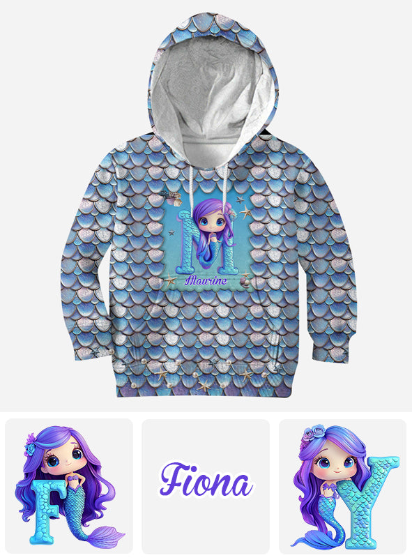 Belle sirène - T-shirt enfant personnalisé intégral