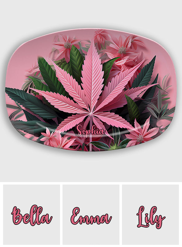 Pink Stoner Chick – Personalisierter Weed-Teller