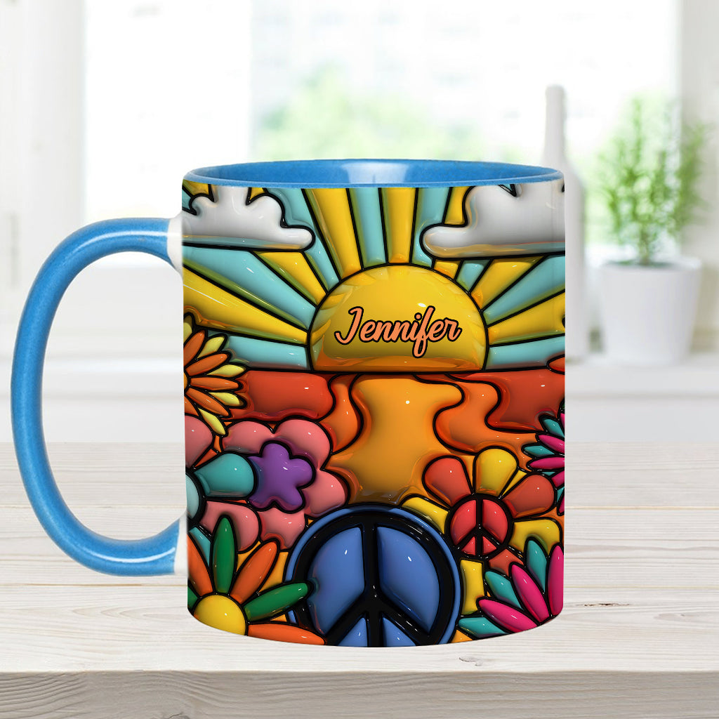 Hippie Soul - Personalized Hippie Accent Mug