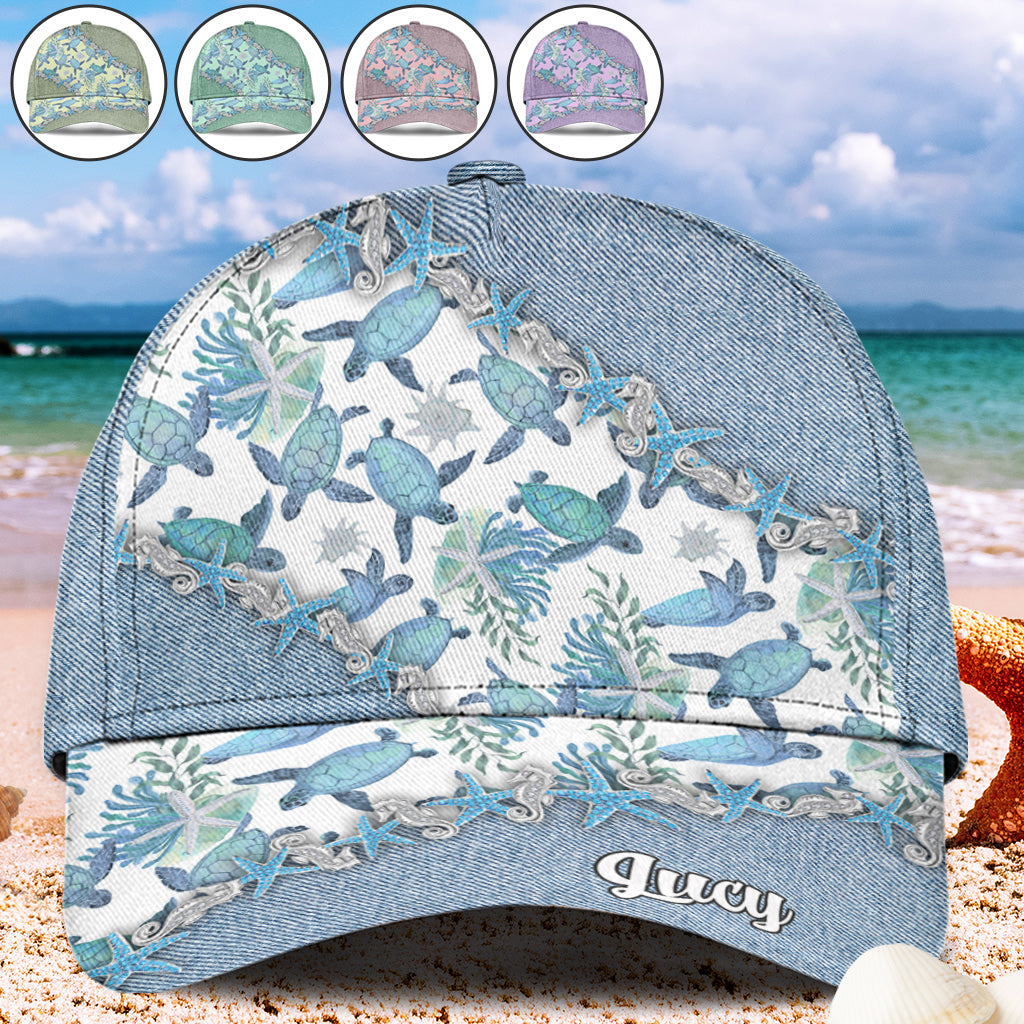 Cute Turtles - Personalized Turtle Classic Cap