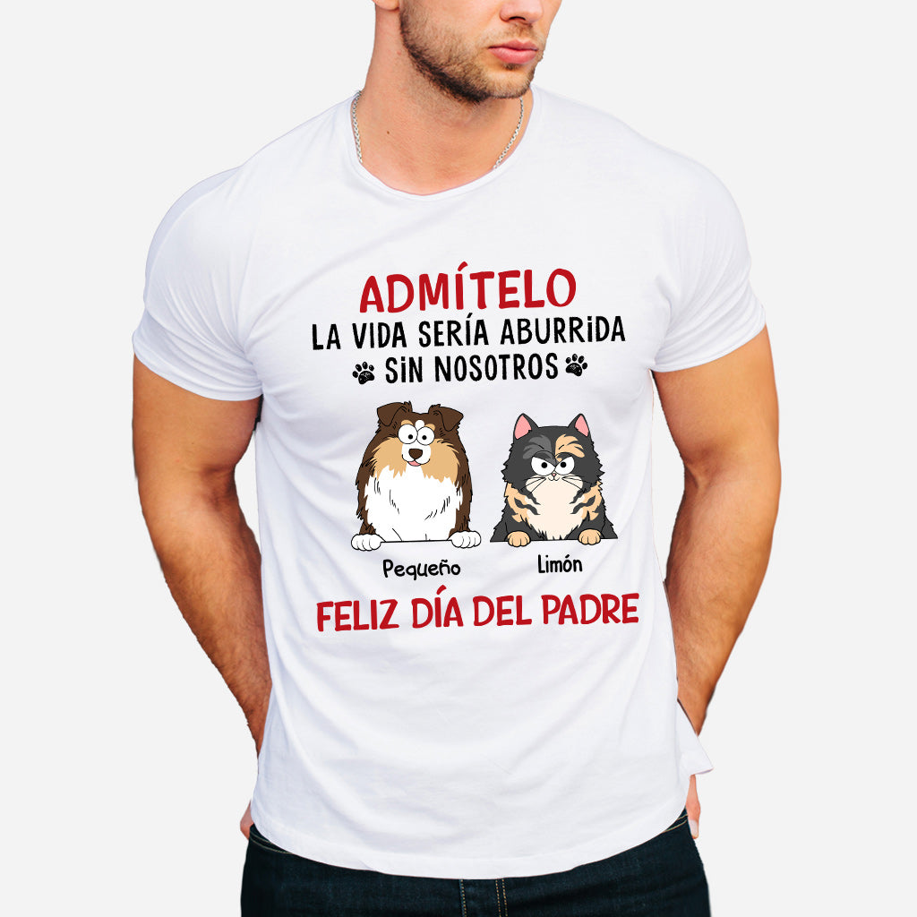 La Vida Sería Aburrida Sin Mí - Personalized Dog T-shirt And Hoodie