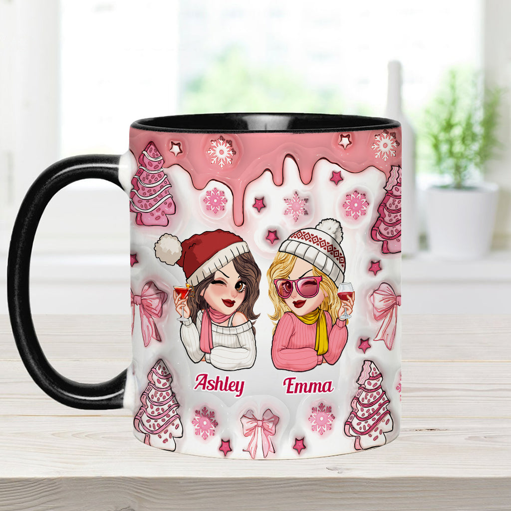 Best Bitches Ever - Personalized Bestie Accent Mug