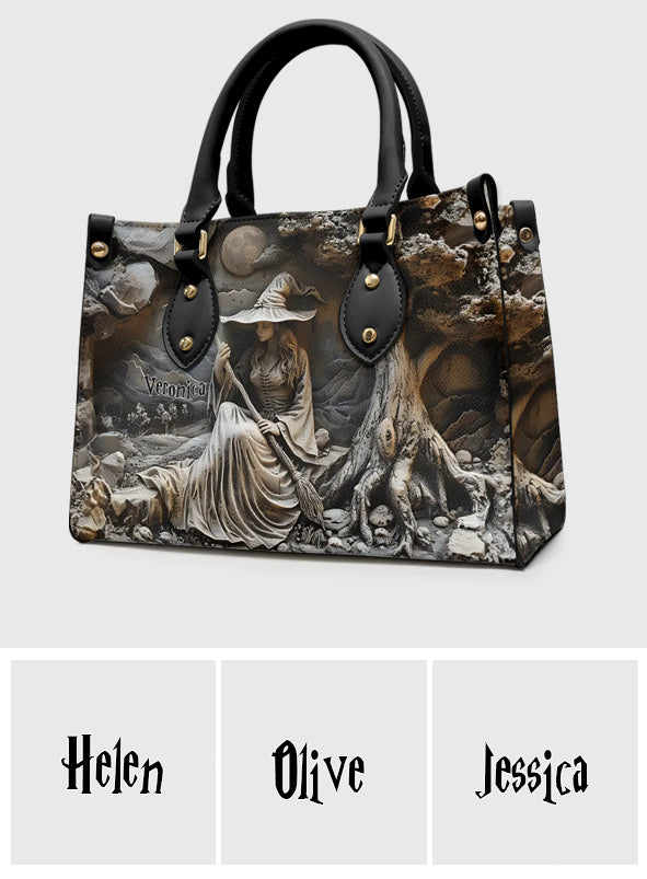 Beautiful Witch - Personalized Witch Leather Handbag