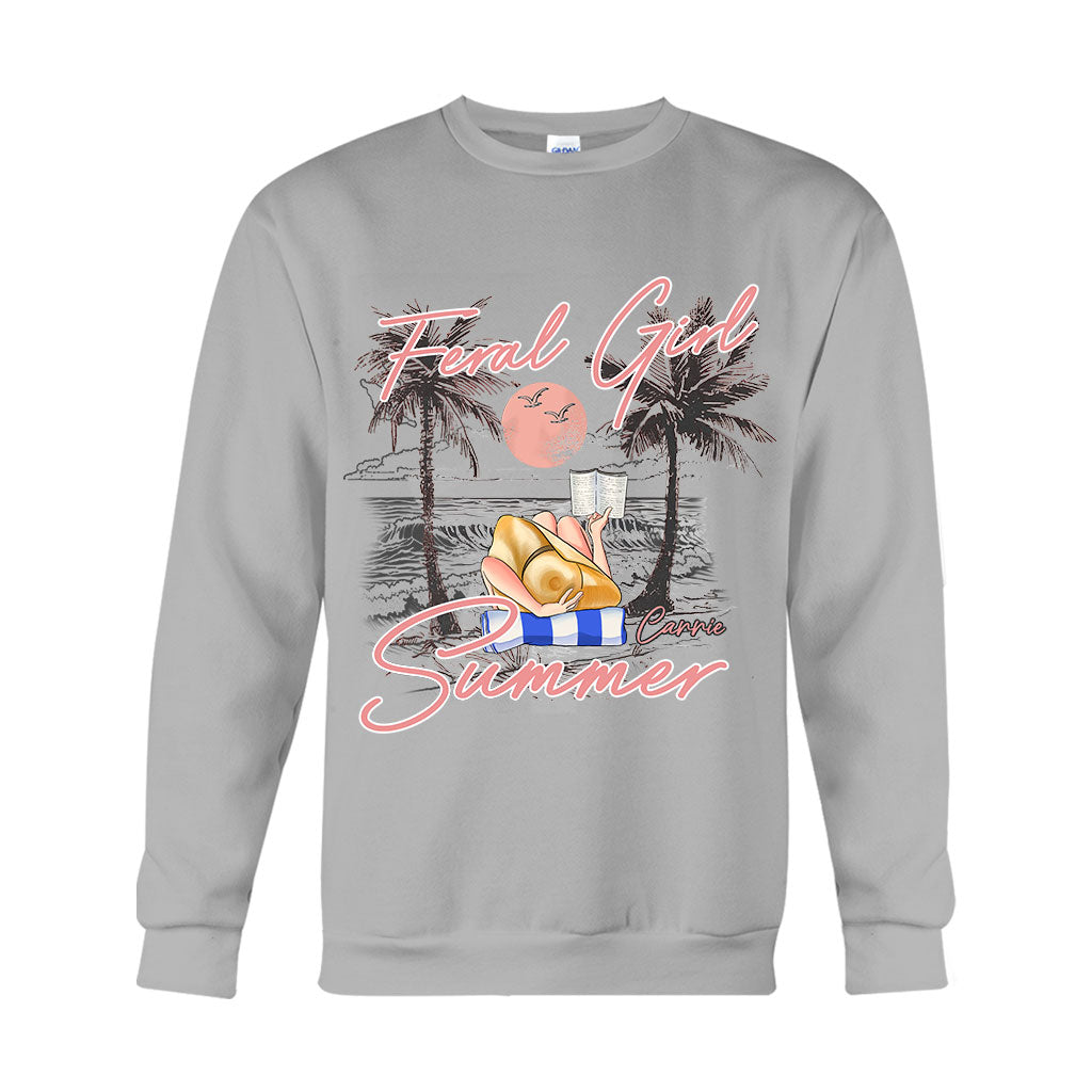 Feral Girl - Personalized Sea Lover T-shirt And Hoodie