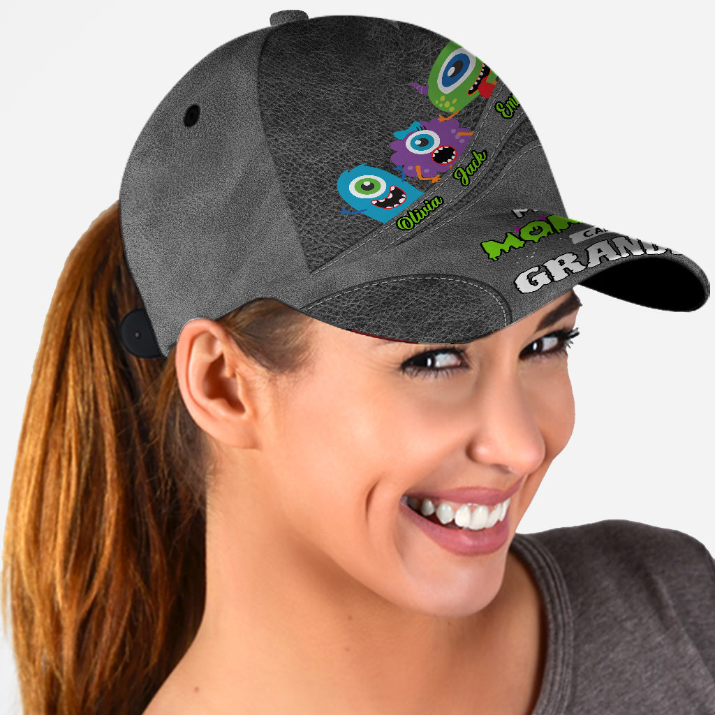 My Favorite Monsters Call Me Grandpa Papa - Personalized Grandpa Classic Cap