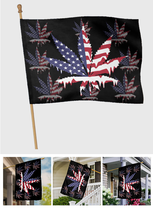 Team USA - Weed House Flagge