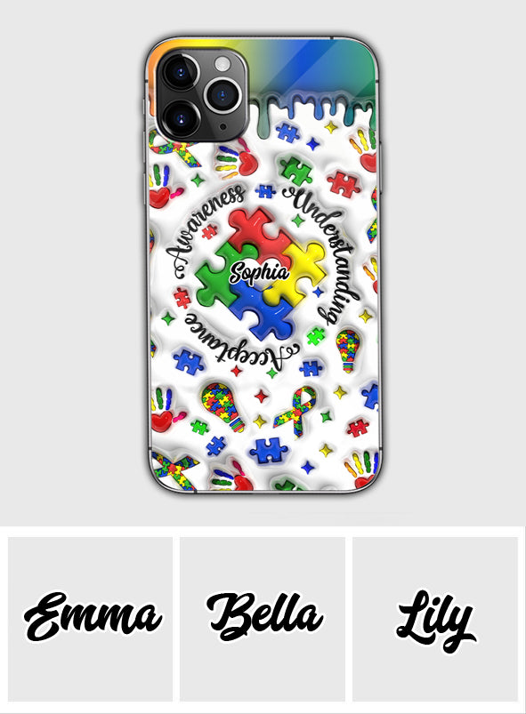 Autism Awareness - Personalized Autism Awareness Phone Case