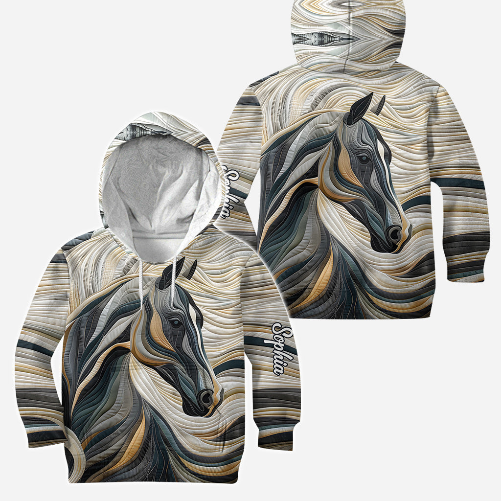 Beautiful Horse - Personalized Horse Hoodie and Leggings