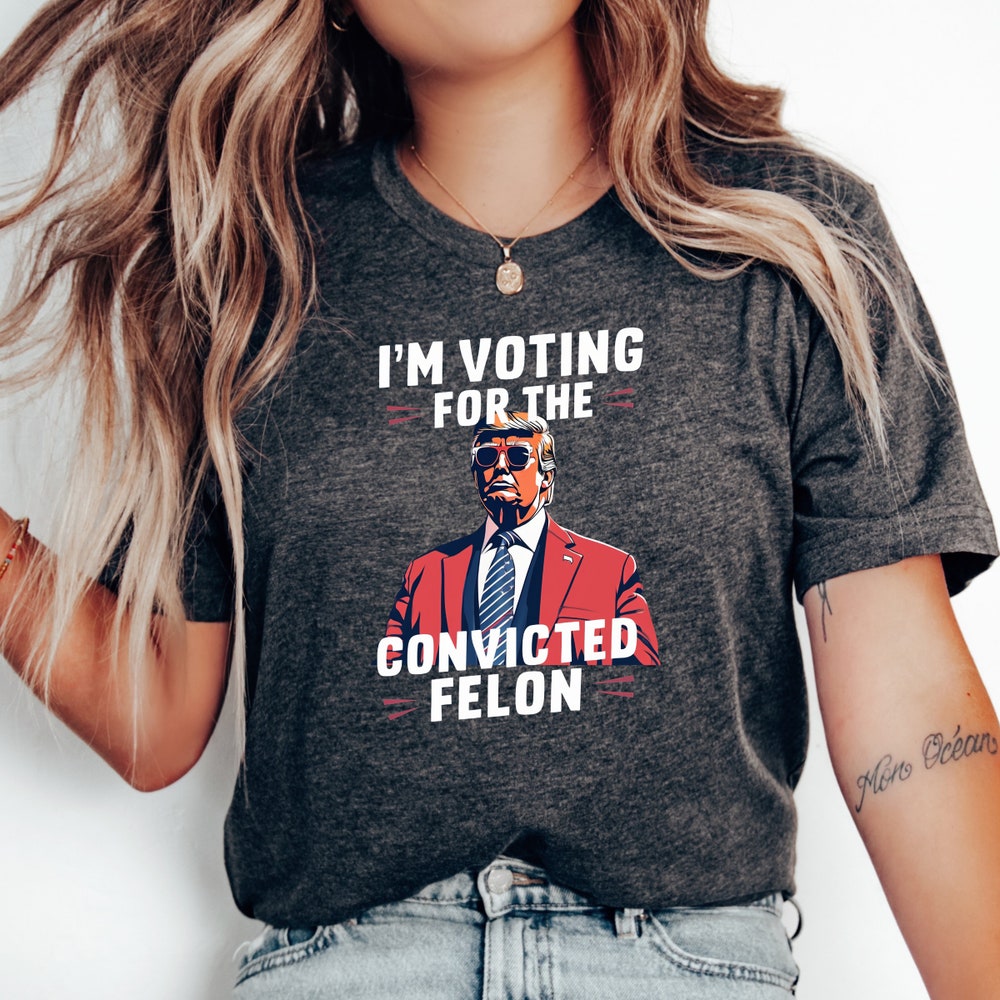 Trump-Shirt, verurteilter Straftäter, Donald Trump Präsidenten-Shirt, republikanisches T-Shirt, Wahl-Shirt, MAGA 2024-T-Shirt, Trump-Wahl, MAGA-Shirt, Pro-Amerika-T-Shirt & Hoodie