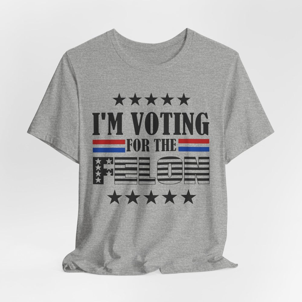 T-shirt « Voter pour un criminel », T-shirt Trump 47, T-shirt Trump criminel, T-shirt patriotique, Votez pour Trump, T-shirt et sweat à capuche Trump 2024