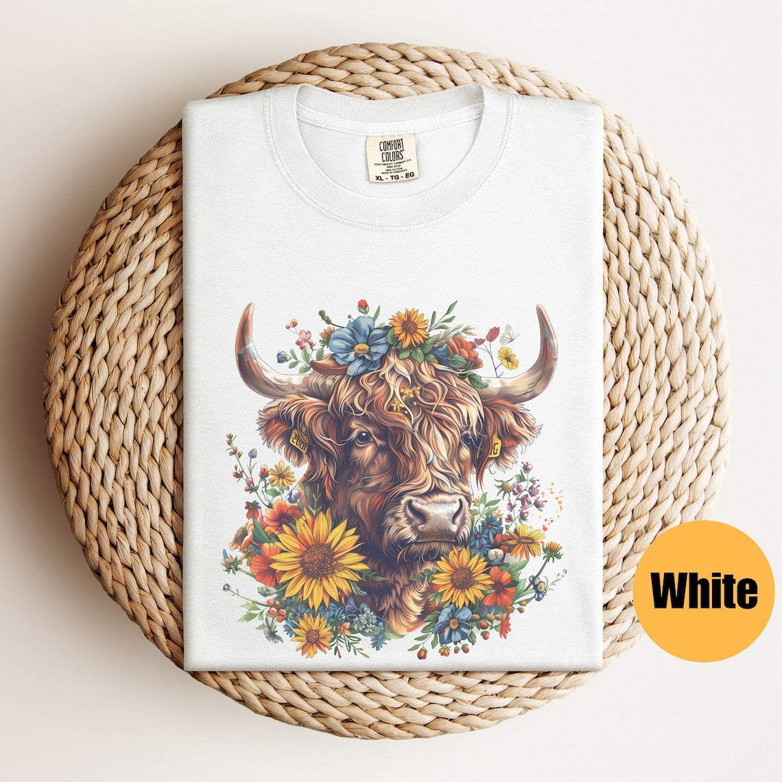 Highland Cow Mom Highland Cow T-shirt & Hoodie 0624