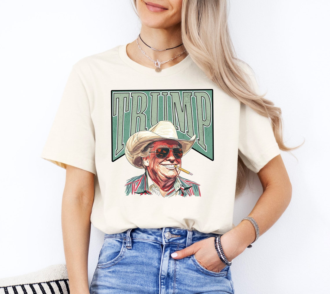 Trump-Shirt, Western-T-Shirt, Cowboy-Shirt, Make America Great Again, Trump-Daddy-Shirt, MAGA-T-Shirt, Donald Trump Präsident-T-Shirt, lustiges republikanisches Geschenk
T-Shirt & Hoodie