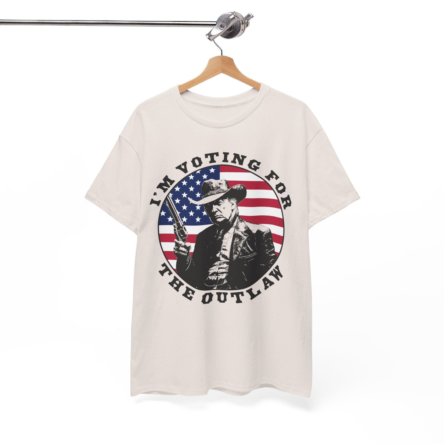 Trump-Shirt, Shirt mit amerikanischer Flagge, Pro-Trump-T-Shirt, Pro-Amerika-Shirt, Trump-2024-Shirt, Republikanisches Shirt, MAGA 2024, Ich wähle den Outlaw – T-Shirt & Hoodie