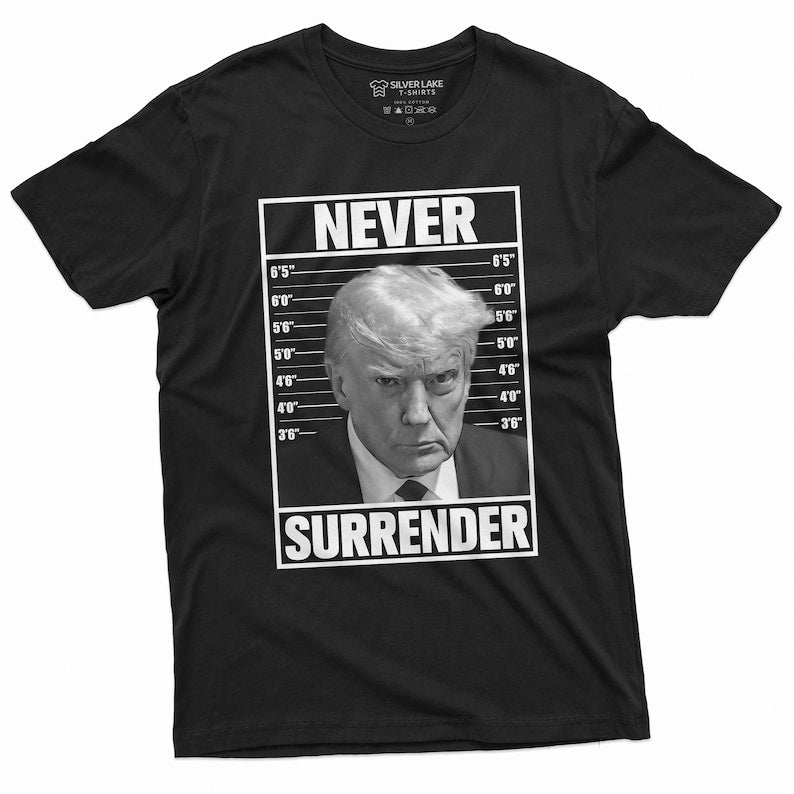 Präsident Trump „Niemals aufgeben“-T-Shirt & Hoodie 0924