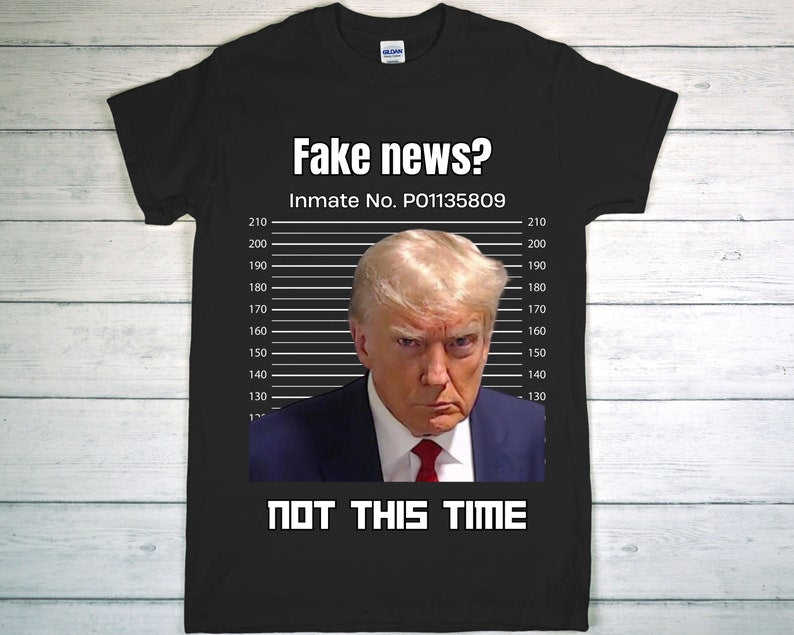 „Diesmal keine Nachrichten“, Präsidenten-T-Shirt, Häftlingsnummern-Shirt, T-Shirt für Festnahme und Fototermin, T-Shirt und Hoodie für Fotoshootings im Landkreis