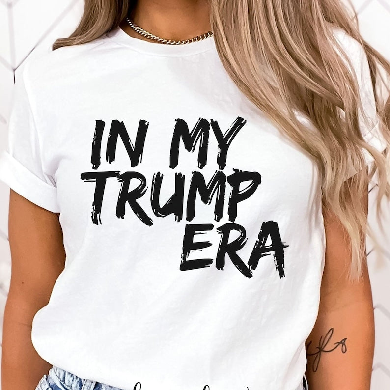 In My Custom Era T-Shirt, 2024 Girls Matching Trump Shirt, Republican T-Shirt, Voting Shirt, MAGA Ladies T-Shirts & Hoodie