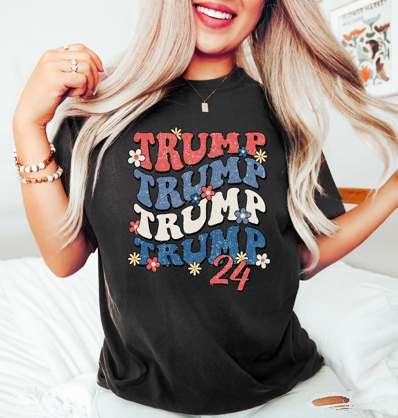 Retro-Trump-2024-Shirt, Präsident-Trump-Shirt, 2024-Trump-Shirt, Republikanisches Shirt, Wahl-Shirt, Politisches Sweatshirt, MAGA 2024, Pro-Trump-T-Shirt & Hoodie