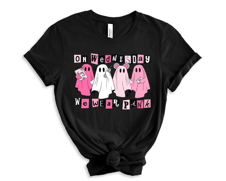 Mittwochs tragen wir Pink – Halloween-T-Shirt & Hoodie 0924