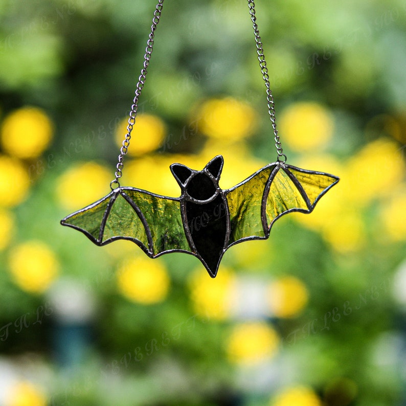 Halloween-Fledermaus-Fensterhänger-Sonnenfänger-Ornament Halloween-Fensterhänger-Sonnenfänger-Ornament 0924