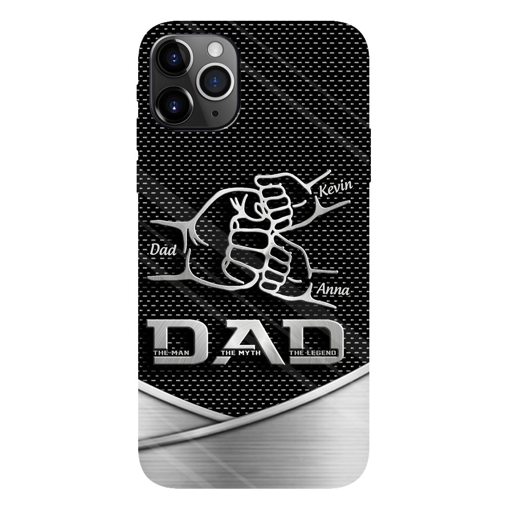 Dad The Man The Myth The Legend First Bump - Personalized Father Full Print Phone Case