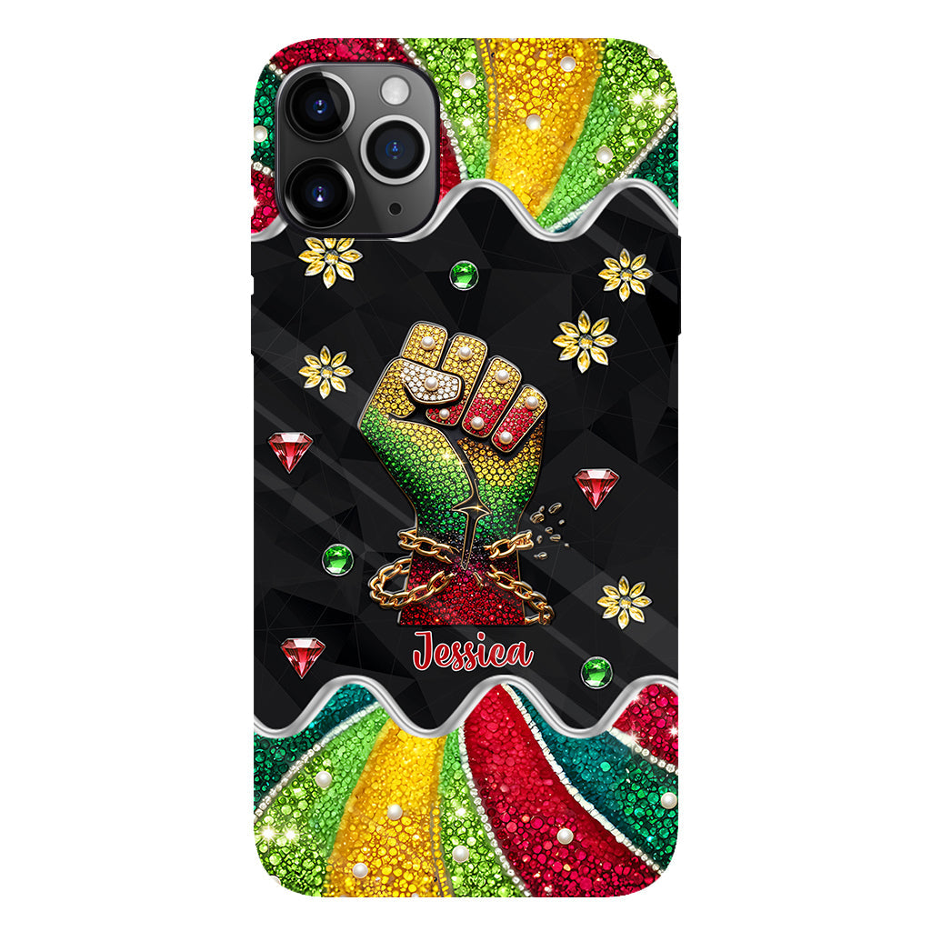 They Not Like Us - Personalized Juneteenth Full Print Phone Case & Phone Grip