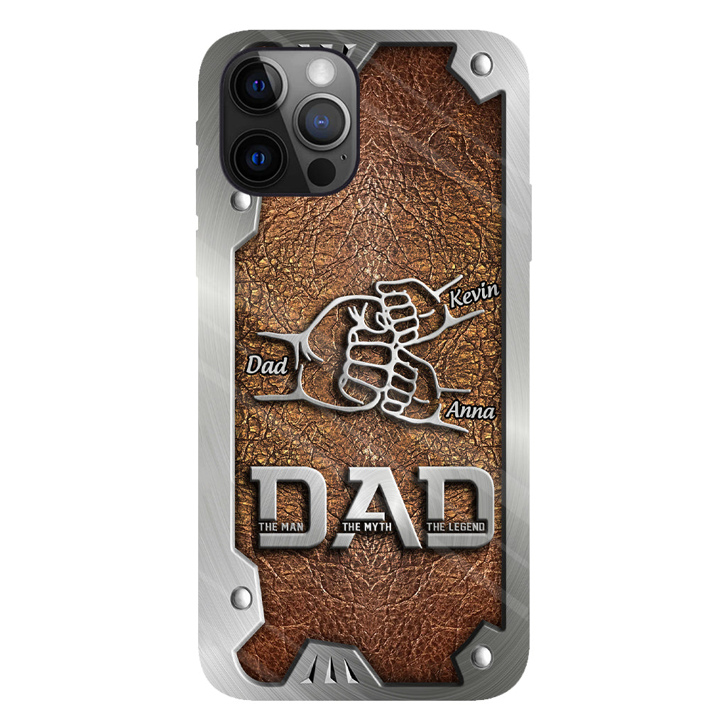Dad The Man The Myth The Legend First Bump - Personalized Father Full Print Phone Case