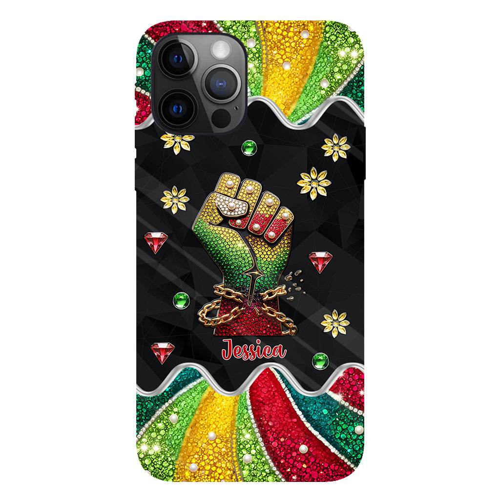 They Not Like Us - Personalized Juneteenth Full Print Phone Case & Phone Grip