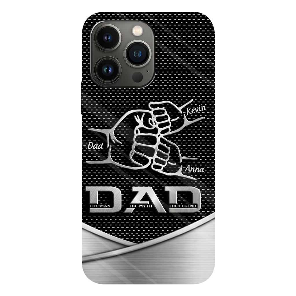 Dad The Man The Myth The Legend First Bump - Personalized Father Full Print Phone Case