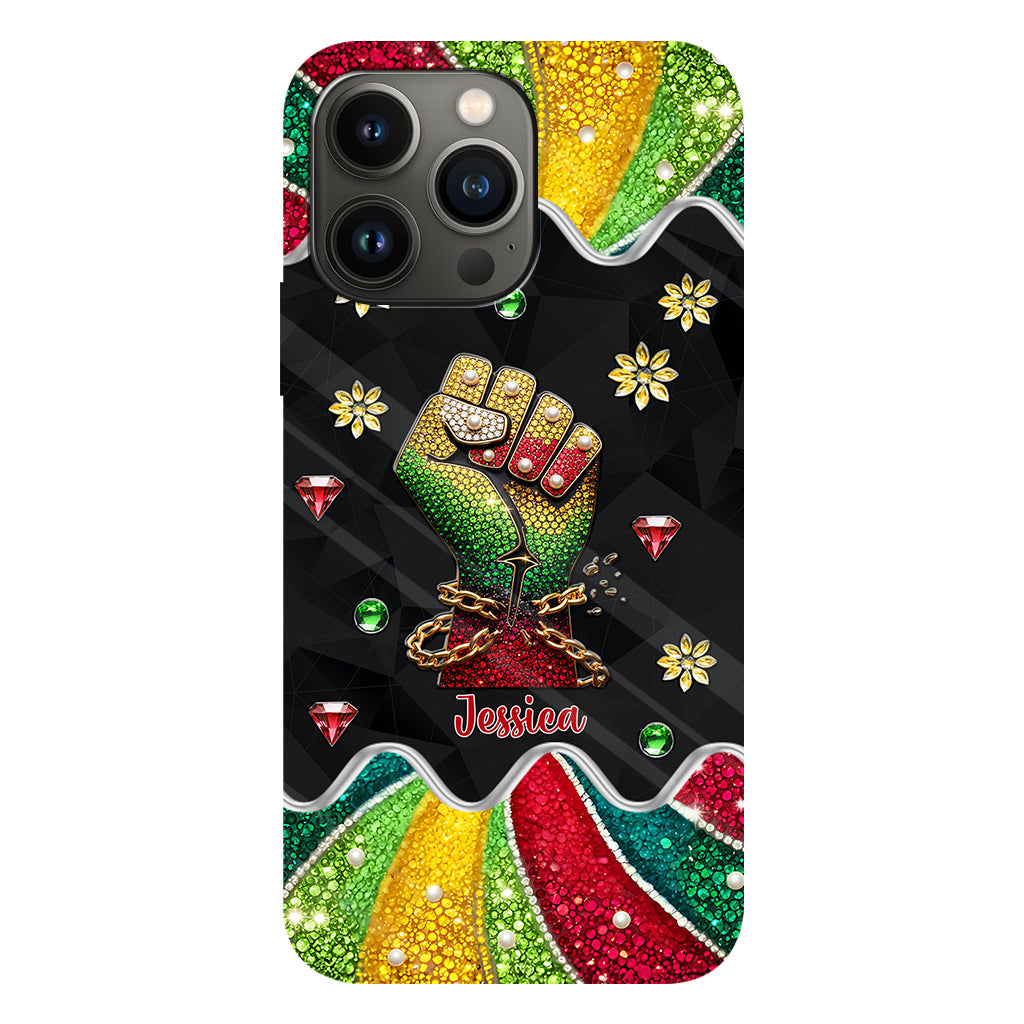 They Not Like Us - Personalized Juneteenth Full Print Phone Case & Phone Grip
