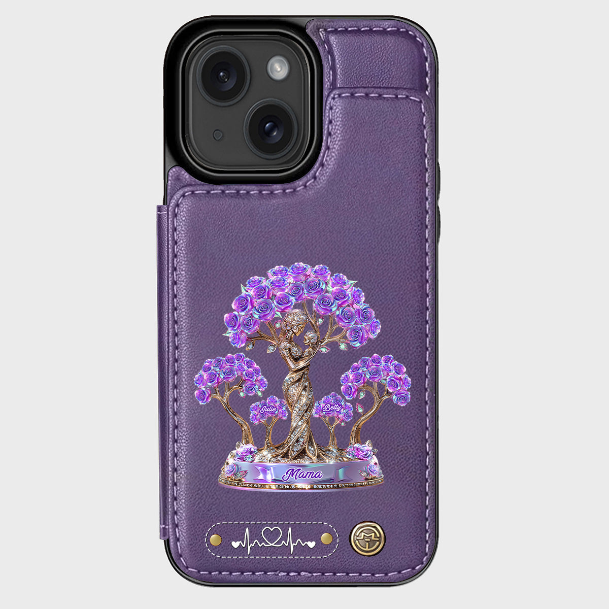 Best Mom Ever - Personalized Mother Wallet Phone Case